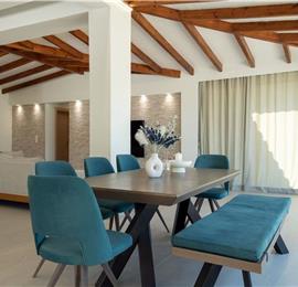 3 bedroom seaside villa with pool & jacuzzi, near Acharavi, sleeps 6